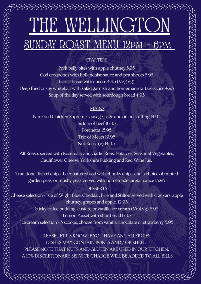 wellington sunday menu (1)